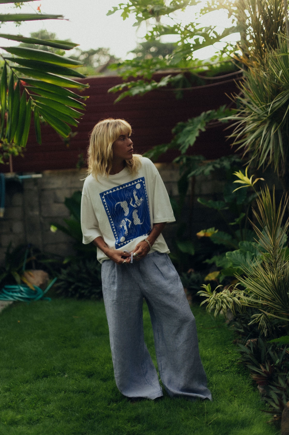 Lazy Linen Pants - Royal Blue