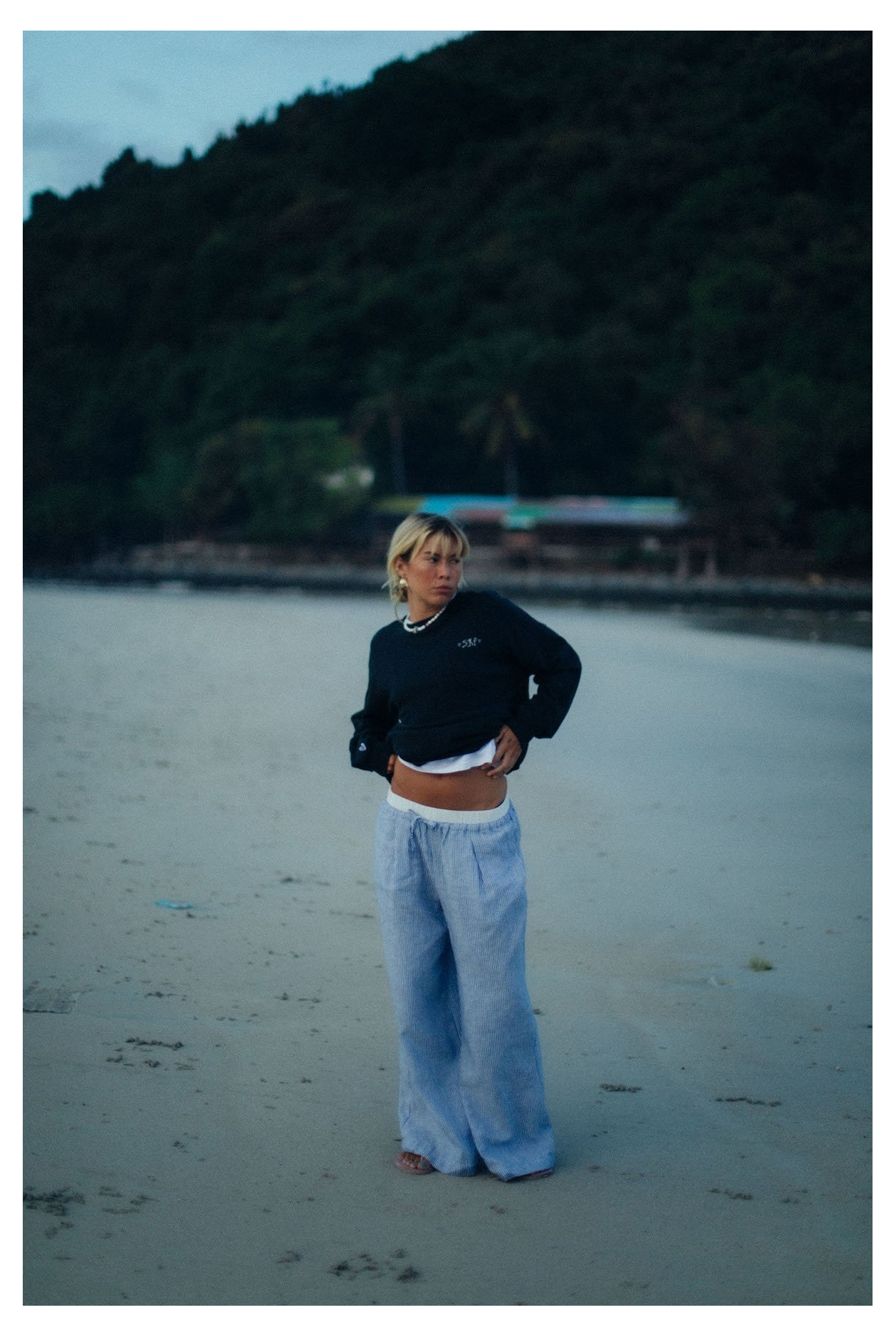 Lazy Linen Pants - Royal Blue