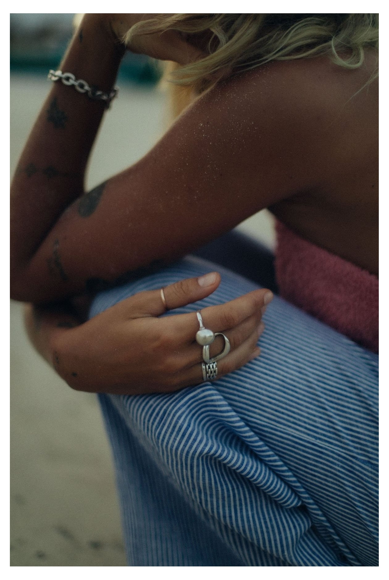 Lazy Linen Pants - Royal Blue