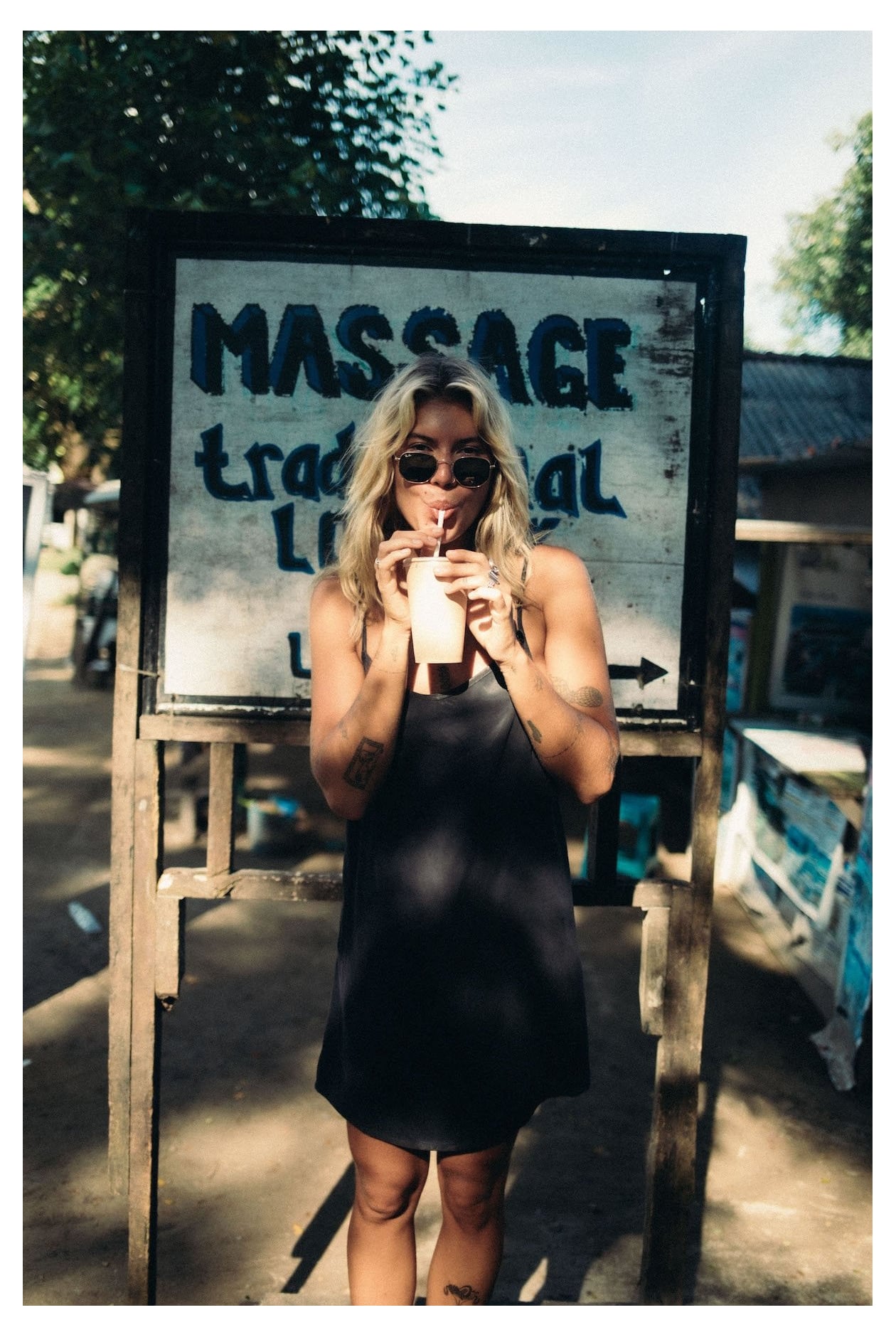 Mini Cupro Dress - Space Black