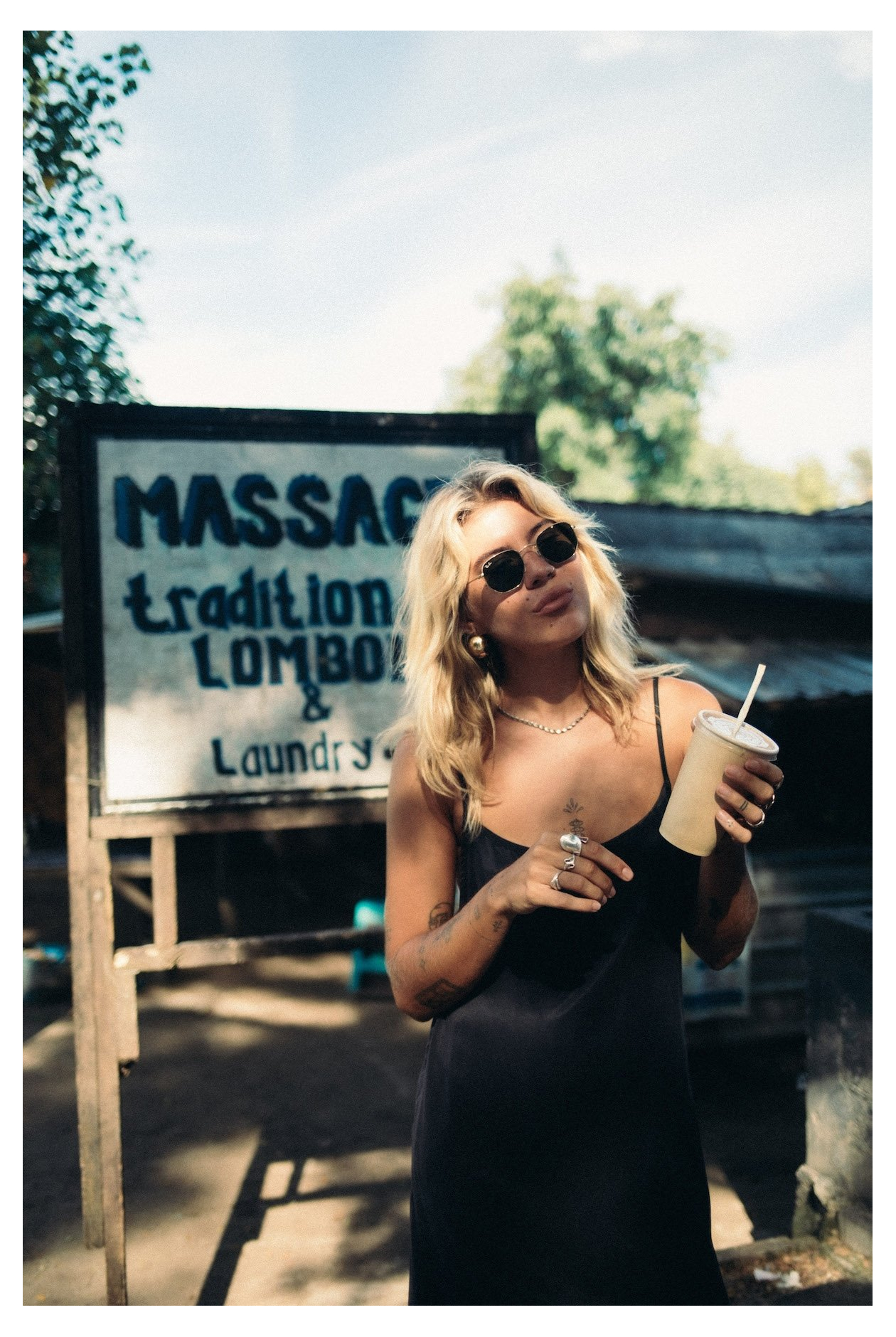 Mini Cupro Dress - Space Black