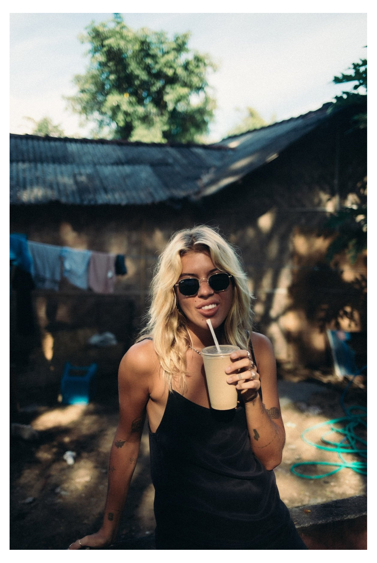 Mini Cupro Dress - Space Black