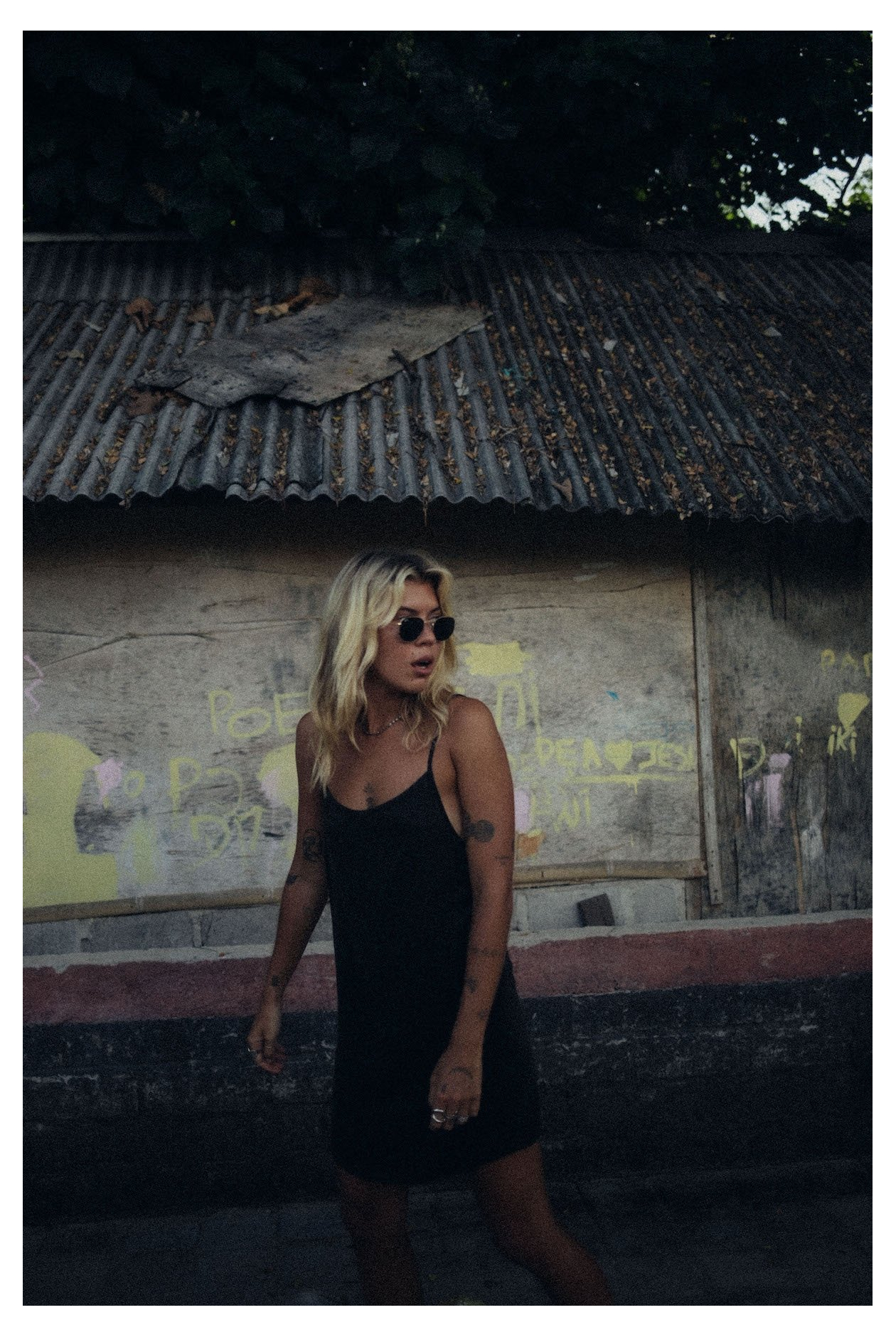 Mini Cupro Dress - Space Black