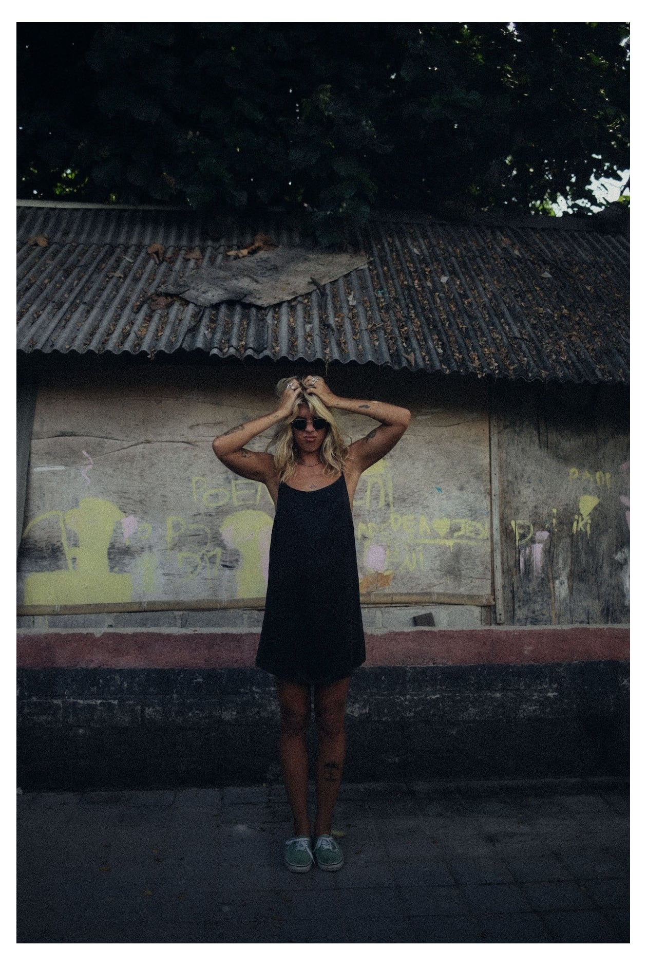 Mini Cupro Dress - Space Black