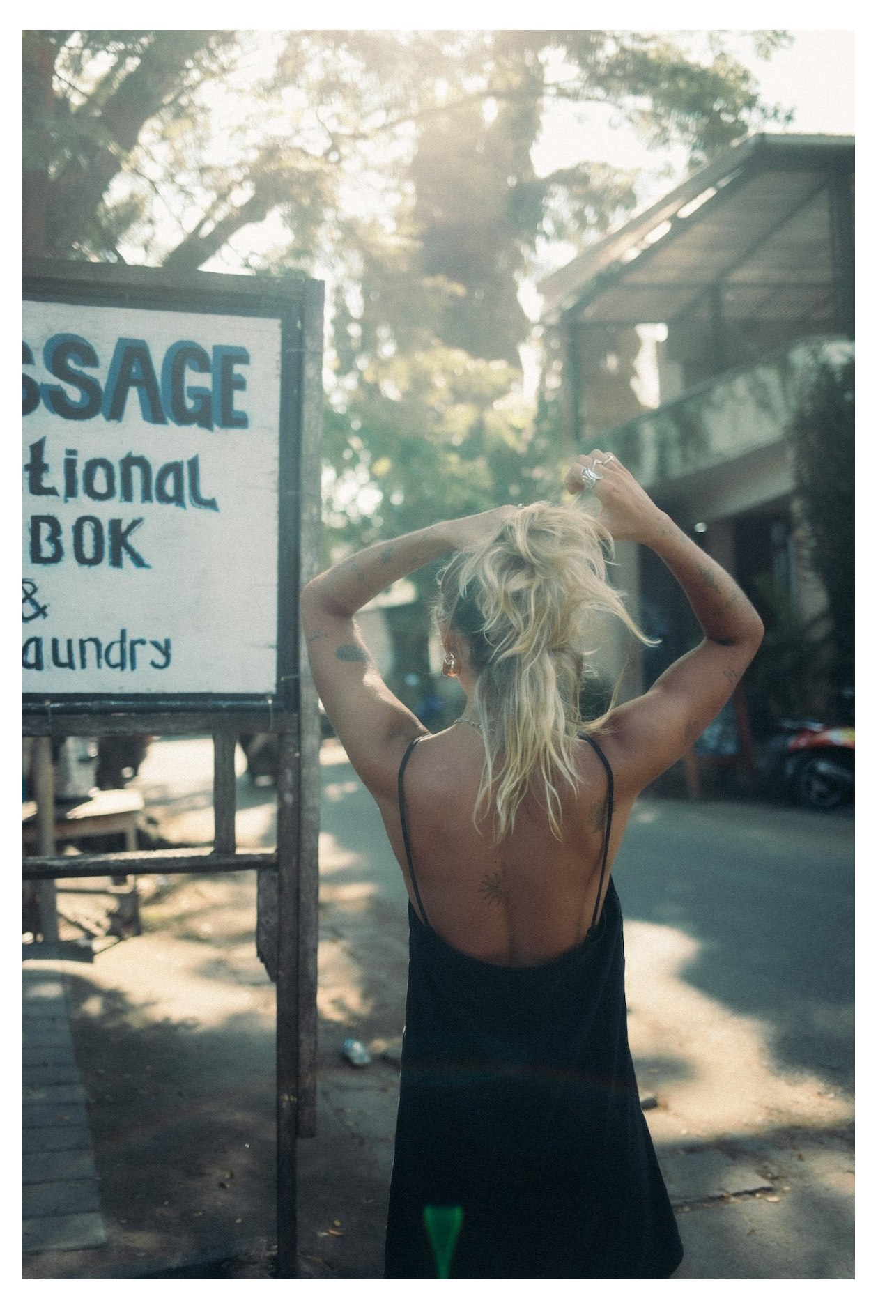 Mini Cupro Dress - Space Black