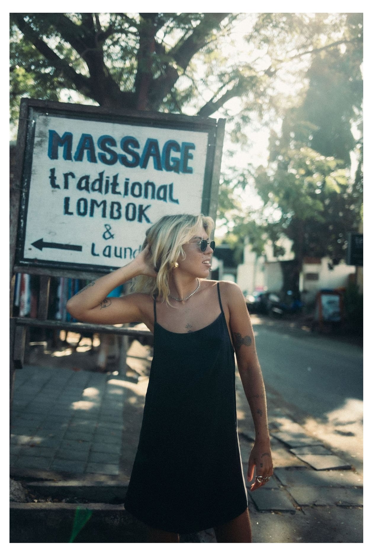 Mini Cupro Dress - Space Black