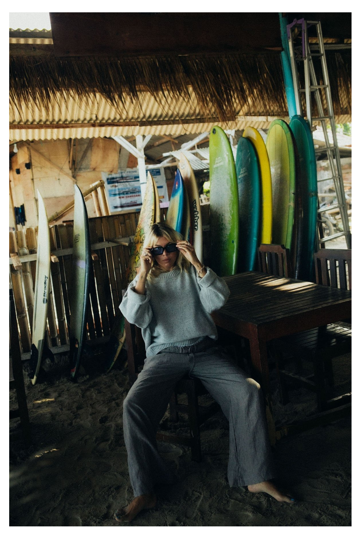 Lazy Linen Pants - Stone Grey Lazy Linen Pants - Stone Grey