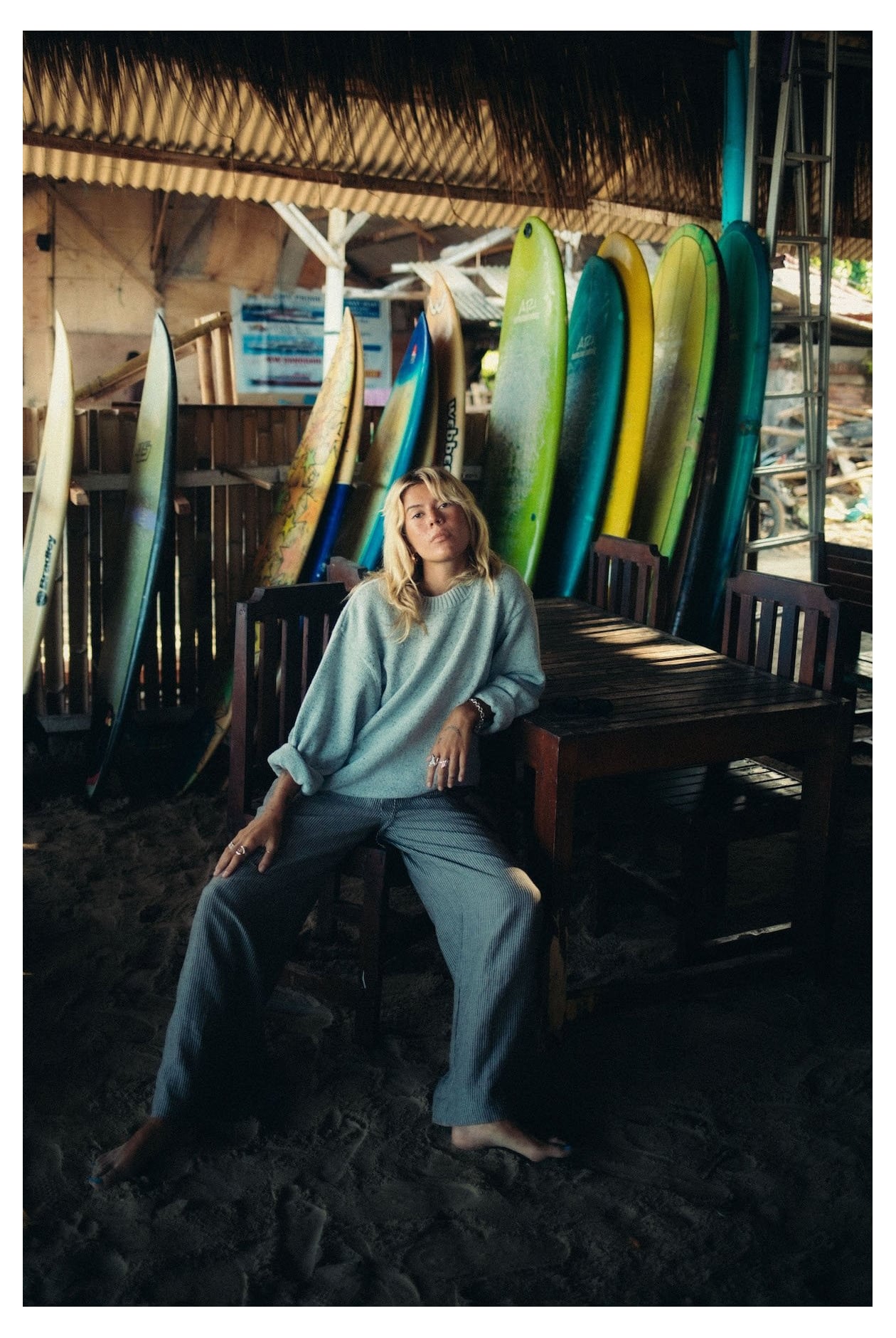 Lazy Linen Pants - Stone Grey Lazy Linen Pants - Stone Grey