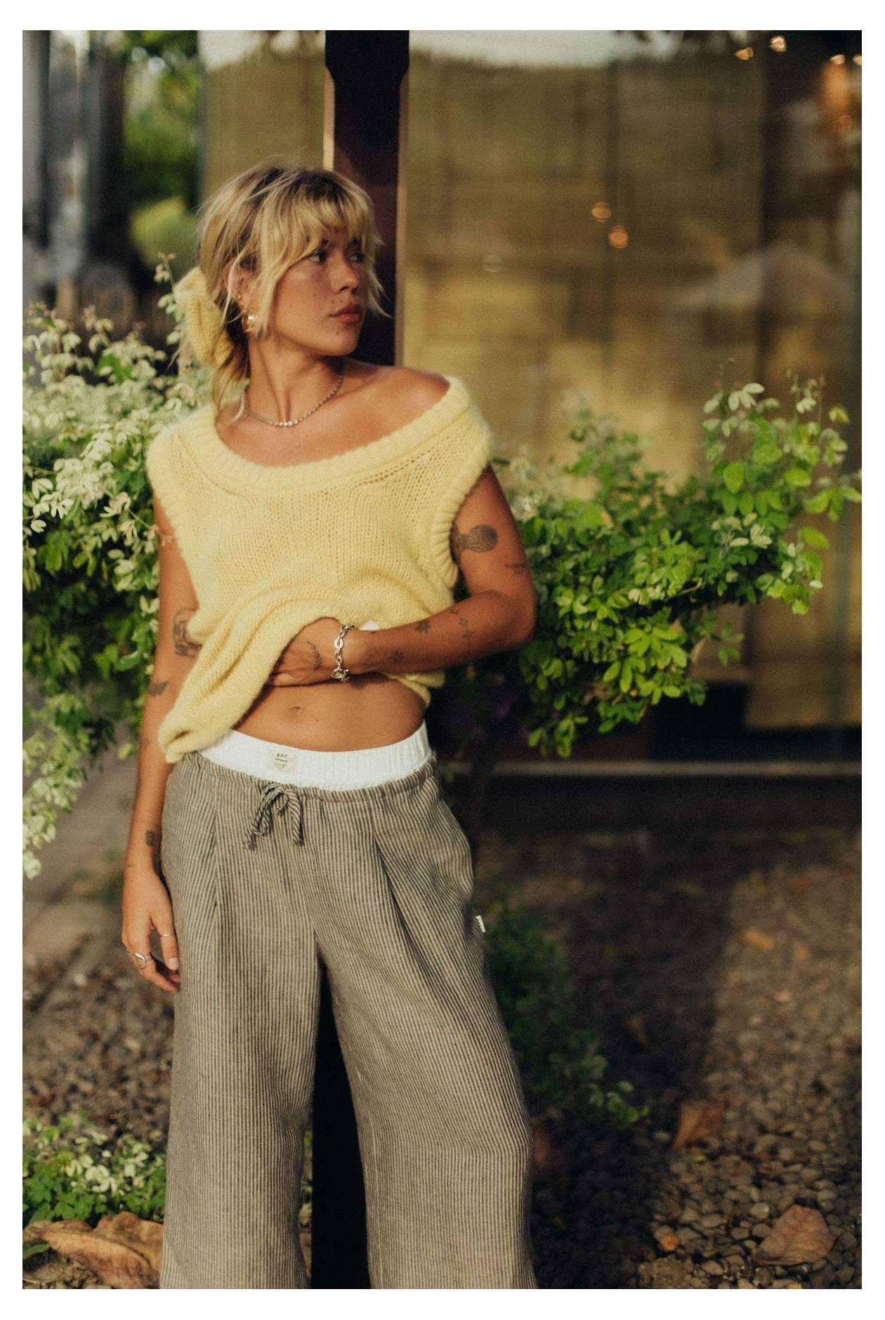 Lazy Linen Pants - Stone Grey Lazy Linen Pants - Stone Grey
