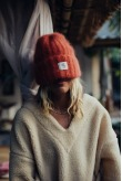 Sweatshirt mit V-Ausschnitt und Sherpa-Futter – Vintage White Sweatshirt mit V-Ausschnitt und Sherpa-Futter – Vintage White