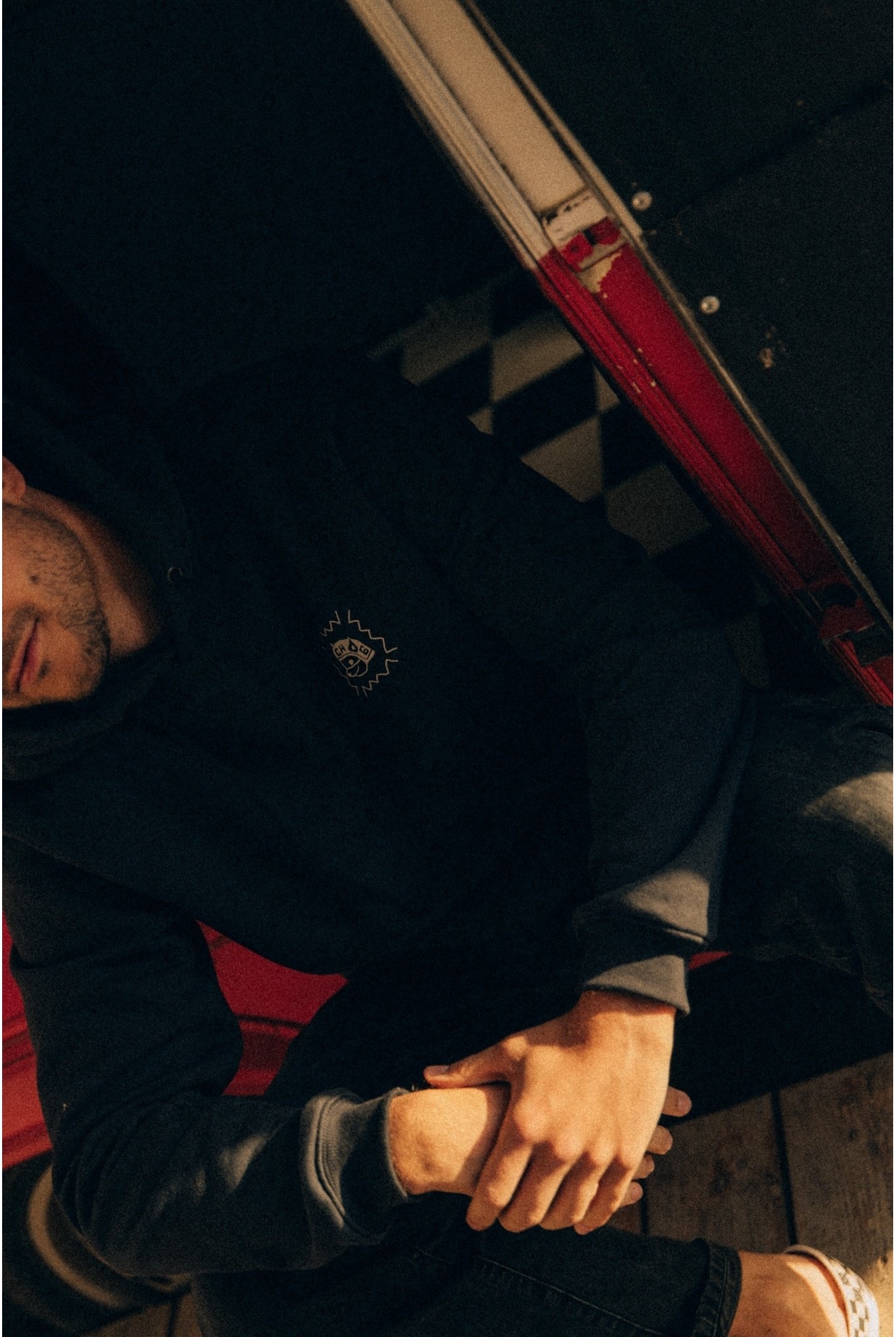 CH6 Hoodie - Acid Black CH6 Hoodie - Acid Black