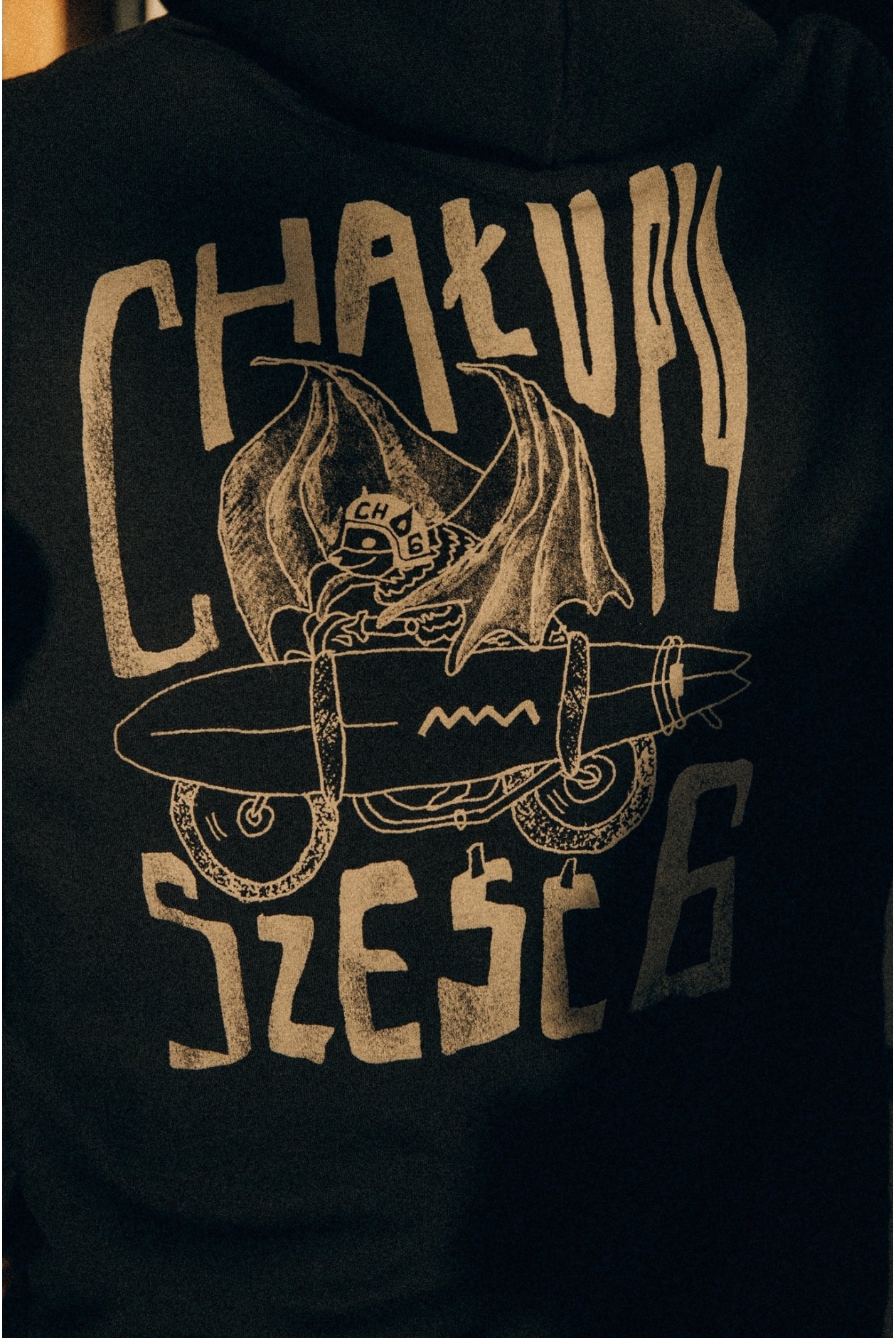 CH6 Hoodie - Acid Black CH6 Hoodie - Acid Black