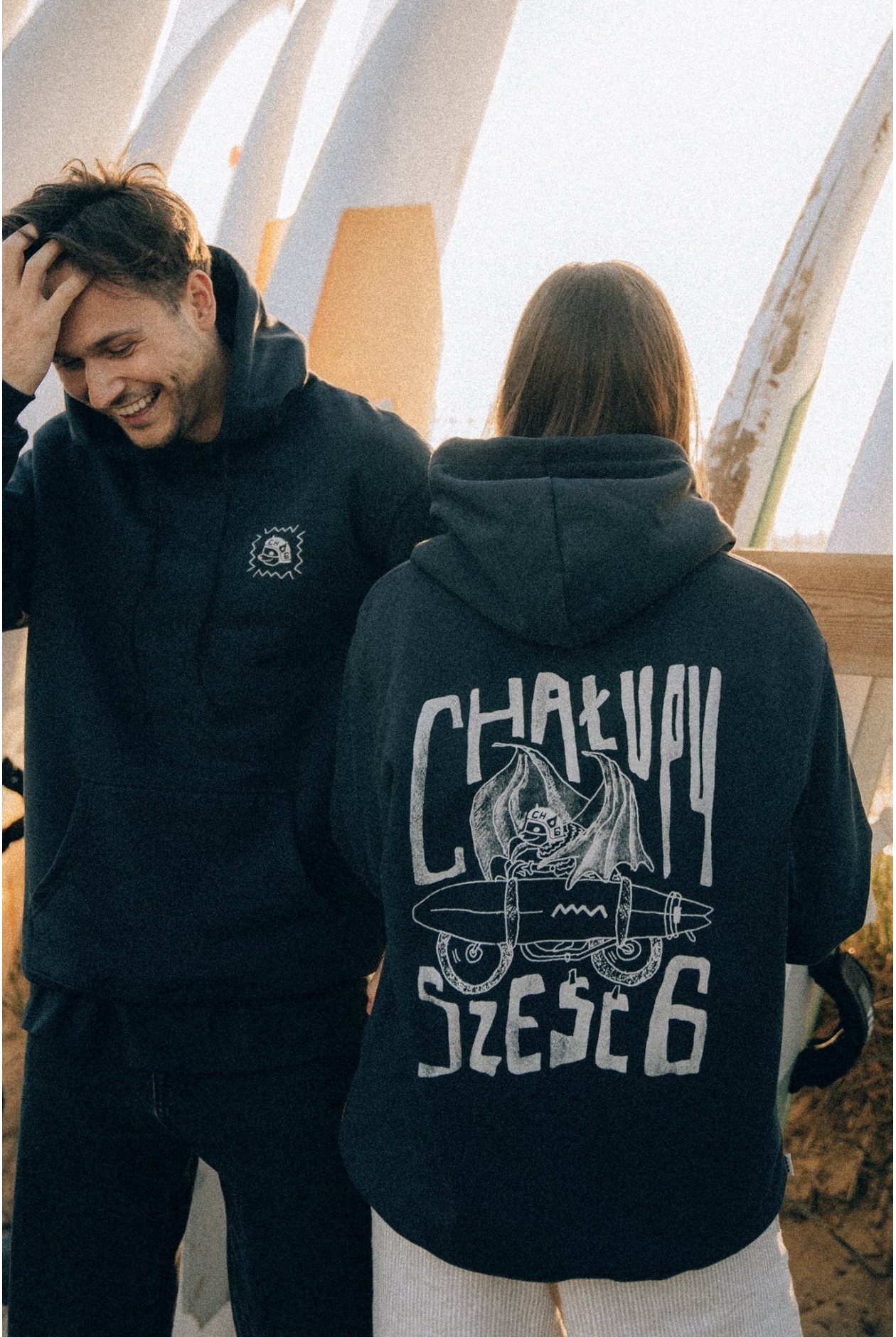 CH6 Hoodie - Acid Black CH6 Hoodie - Acid Black