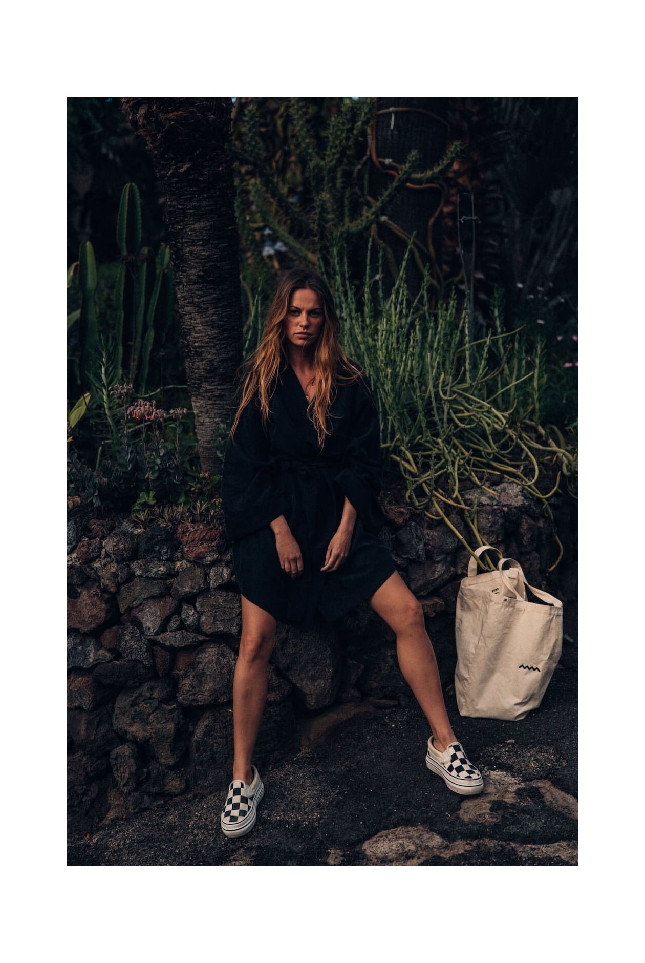 Kimono Dress - Space Black