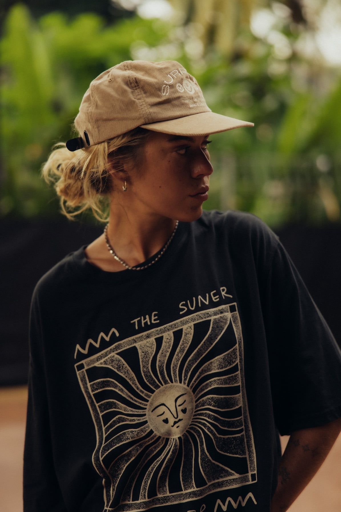 The Suner Tee - Acid Black