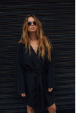 Kimono Dress - Space Black Kimono Dress - Space Black