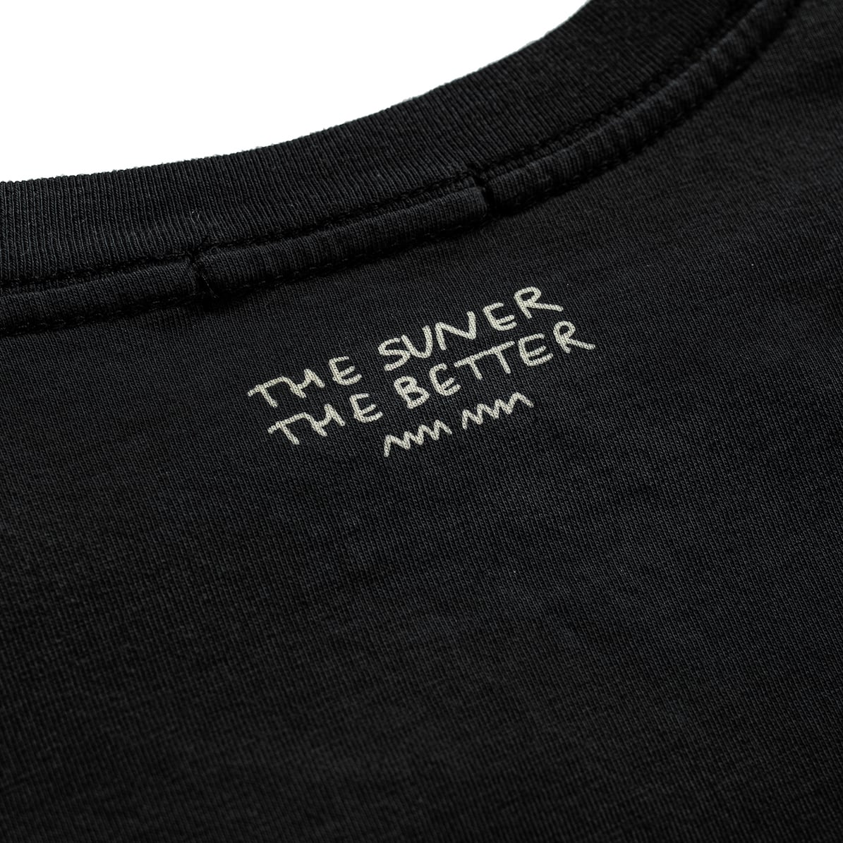 The Suner Tee - Acid Black
