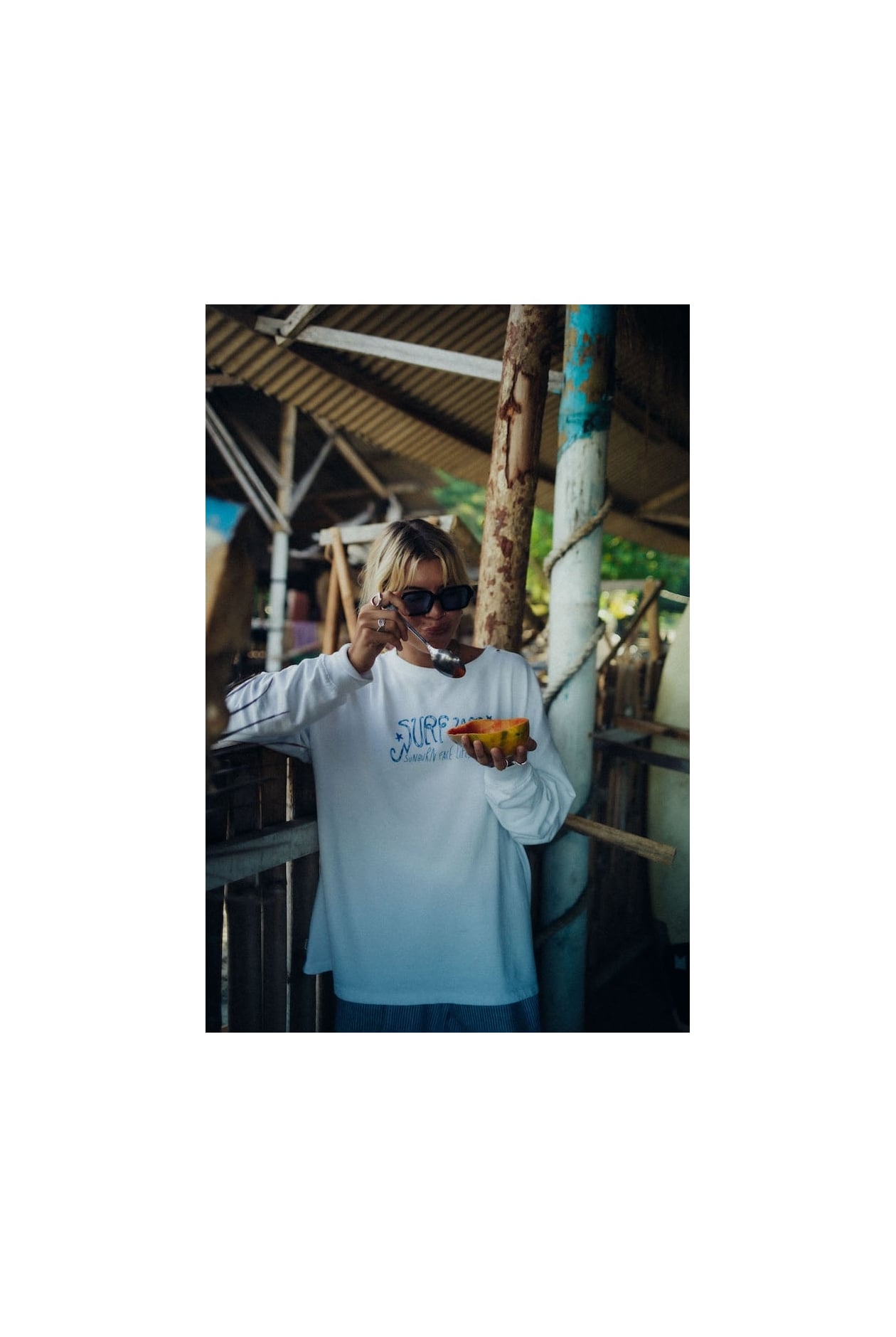 Sunburn LS - Optic White Sunburn LS - Optic White