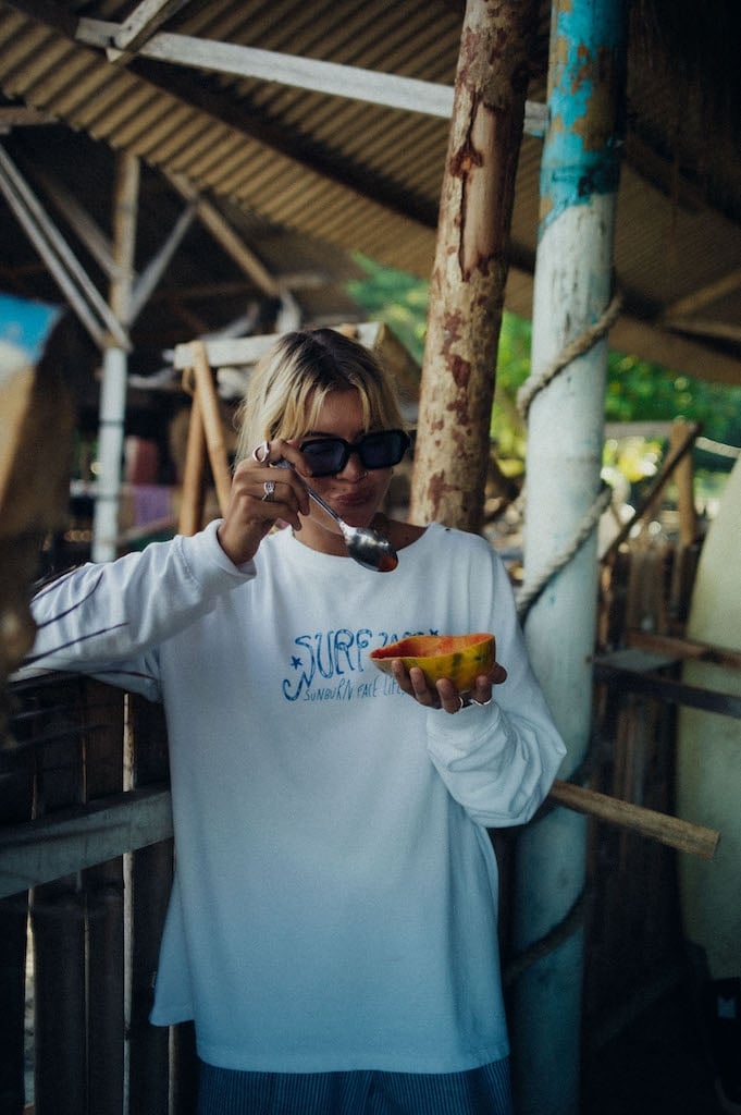 Sunburn LS - Paper White