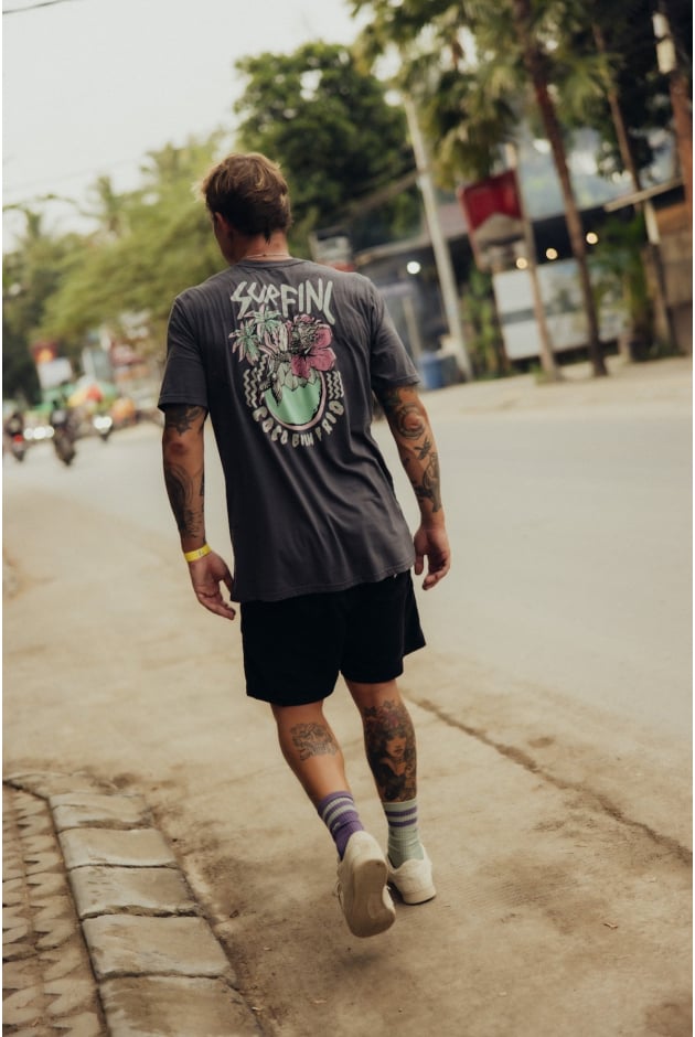 Coco Frio Tee - Stone Grey Coco Frio Tee - Stone Grey