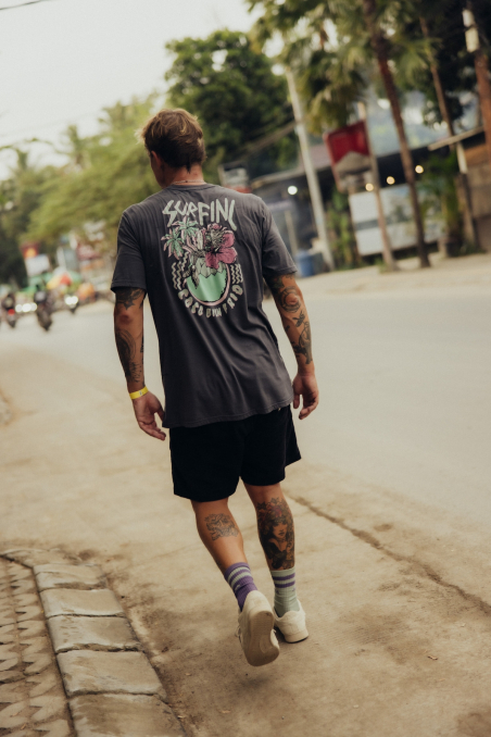 Coco Frio Tee - Stone Grey Coco Frio Tee - Stone Grey