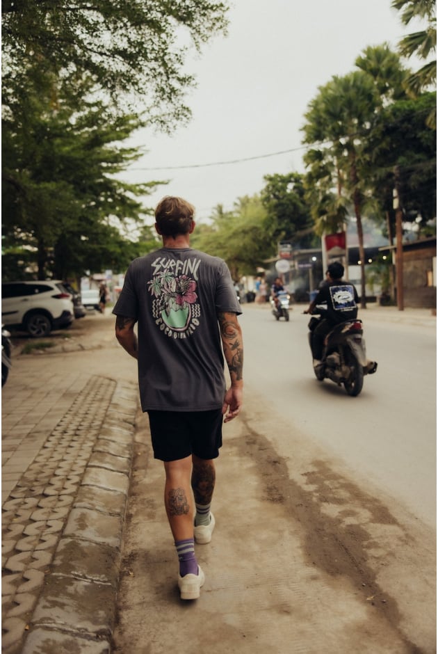 Coco Frio Tee - Stone Grey Coco Frio Tee - Stone Grey