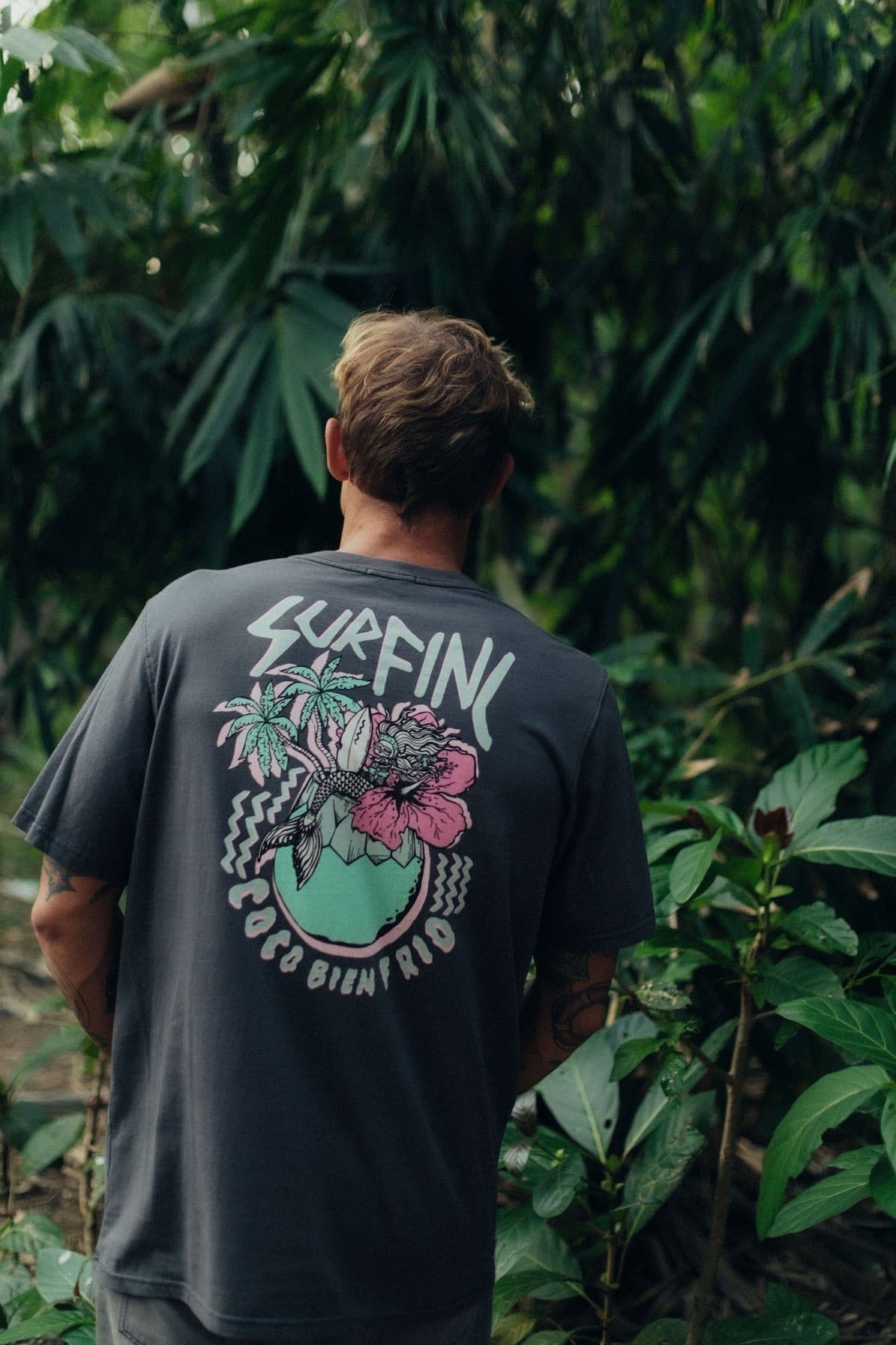 Coco Frio Tee - Stone Grey