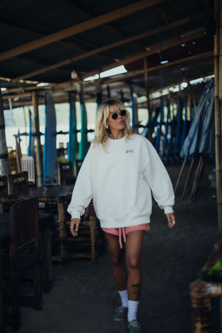 Wave Aperitivo Sweat - Vintage White Wave Aperitivo Sweat - Vintage White