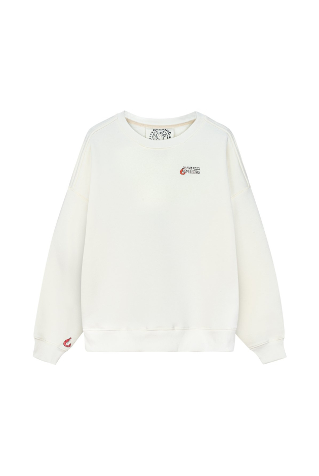 Wave Aperitivo Sweat - Vintage White Wave Aperitivo Sweat - Vintage White