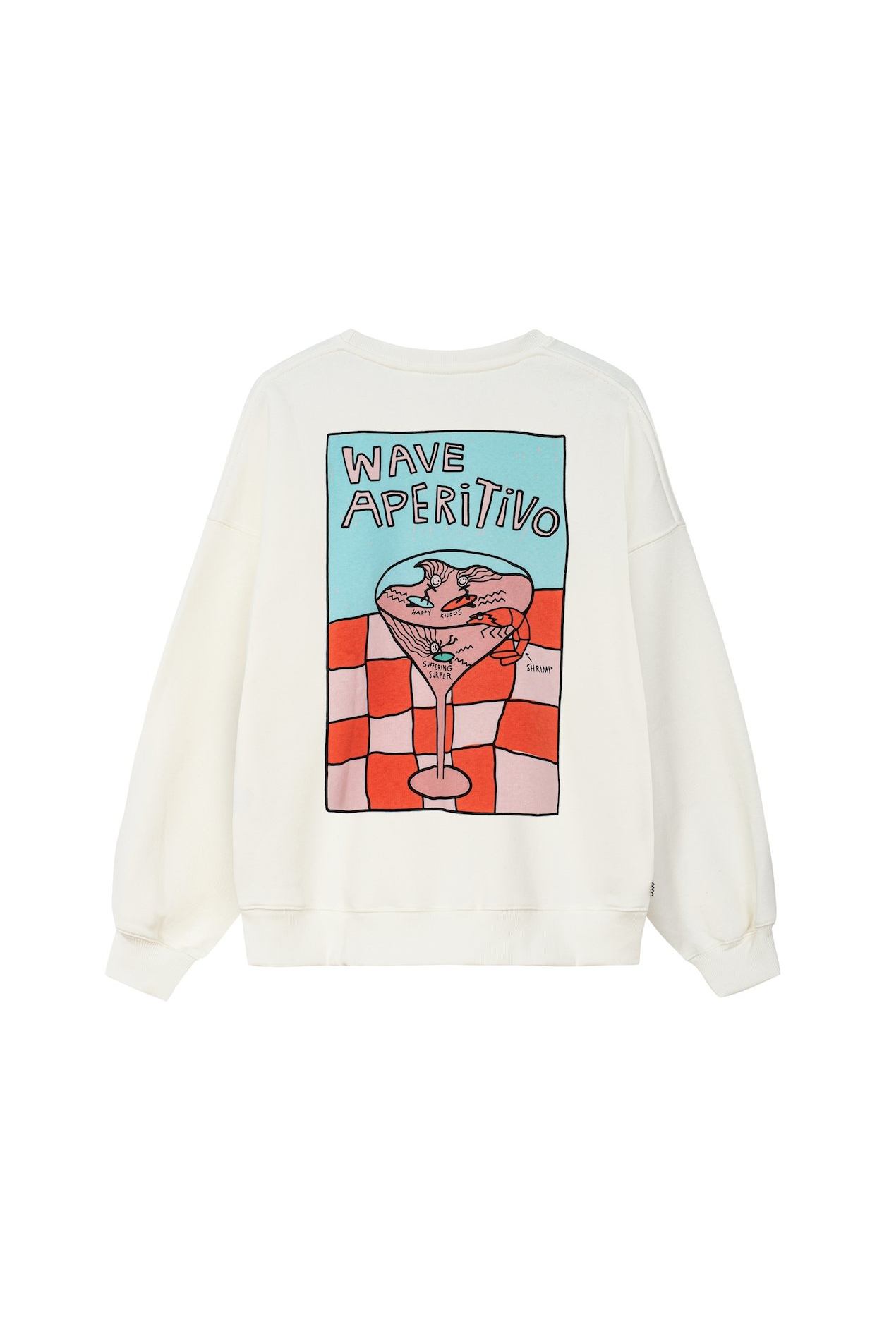 Wave Aperitivo Sweat - Vintage White Wave Aperitivo Sweat - Vintage White