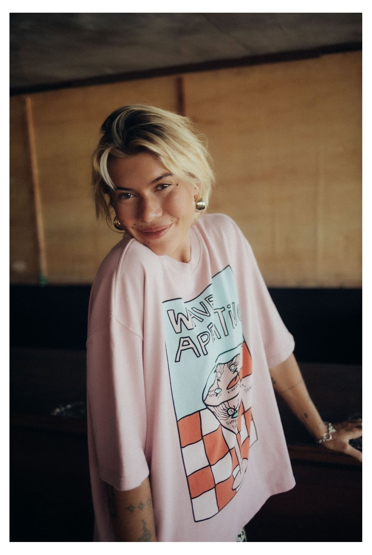 Wave Aperitivo Tee - Pink Kush Wave Aperitivo Tee - Pink Kush