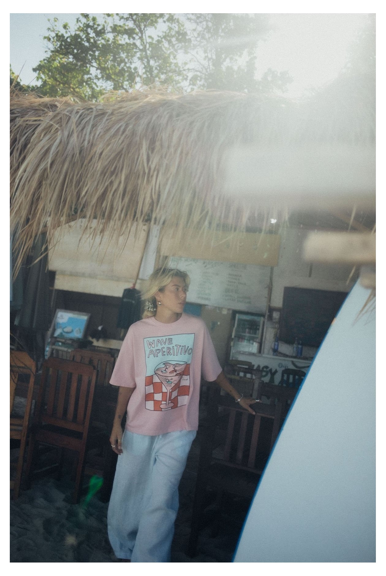 Wave Aperitivo Tee - Pink Kush Wave Aperitivo Tee - Pink Kush