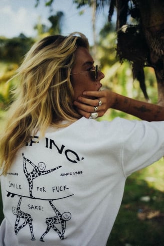 No Rules Tee - Paper White