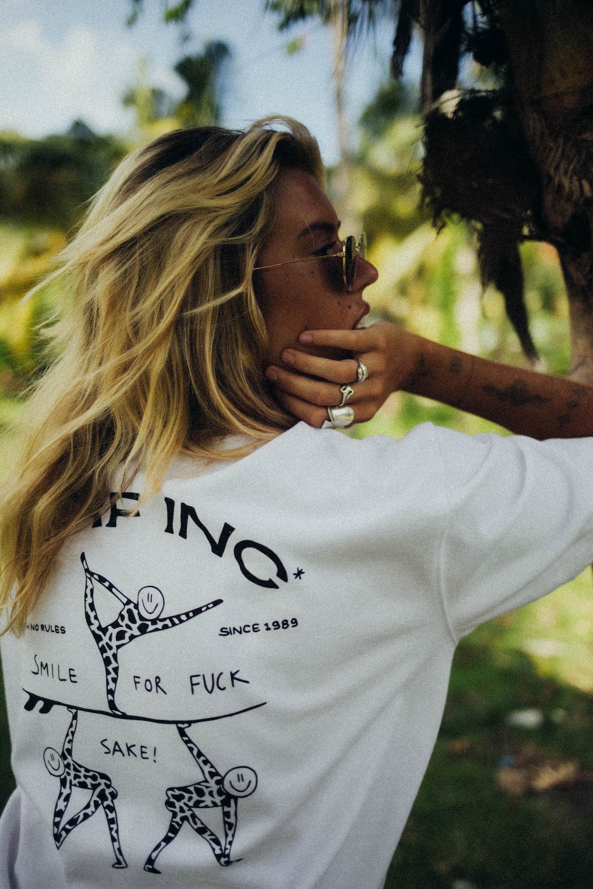 No Rules Tee - Paper White