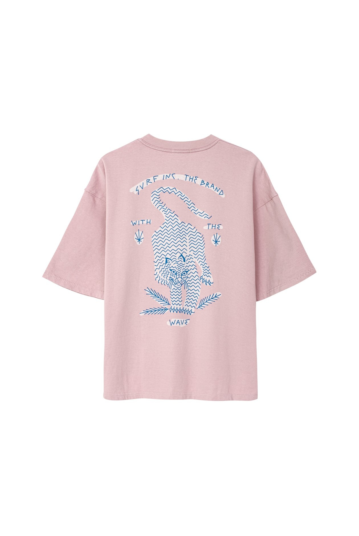 Wave Tiger Tee - Pink Kush Wave Tiger Tee - Pink Kush