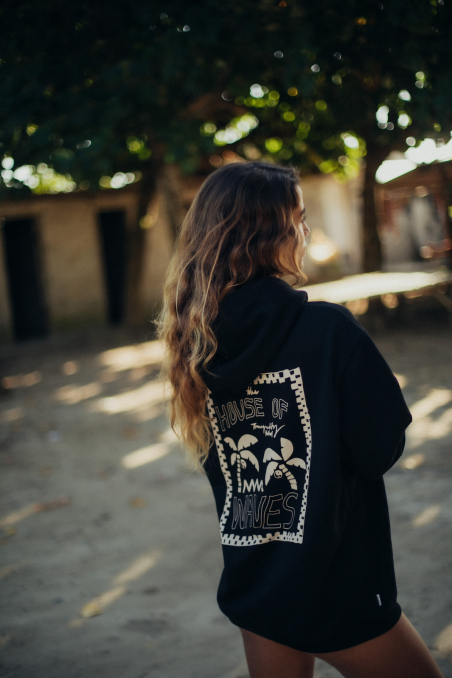 House Of Waves Hoodie - Space Black House Of Waves Hoodie - Space Black