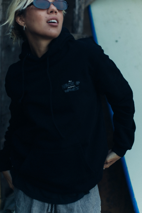 House Of Waves Hoodie - Space Black House Of Waves Hoodie - Space Black