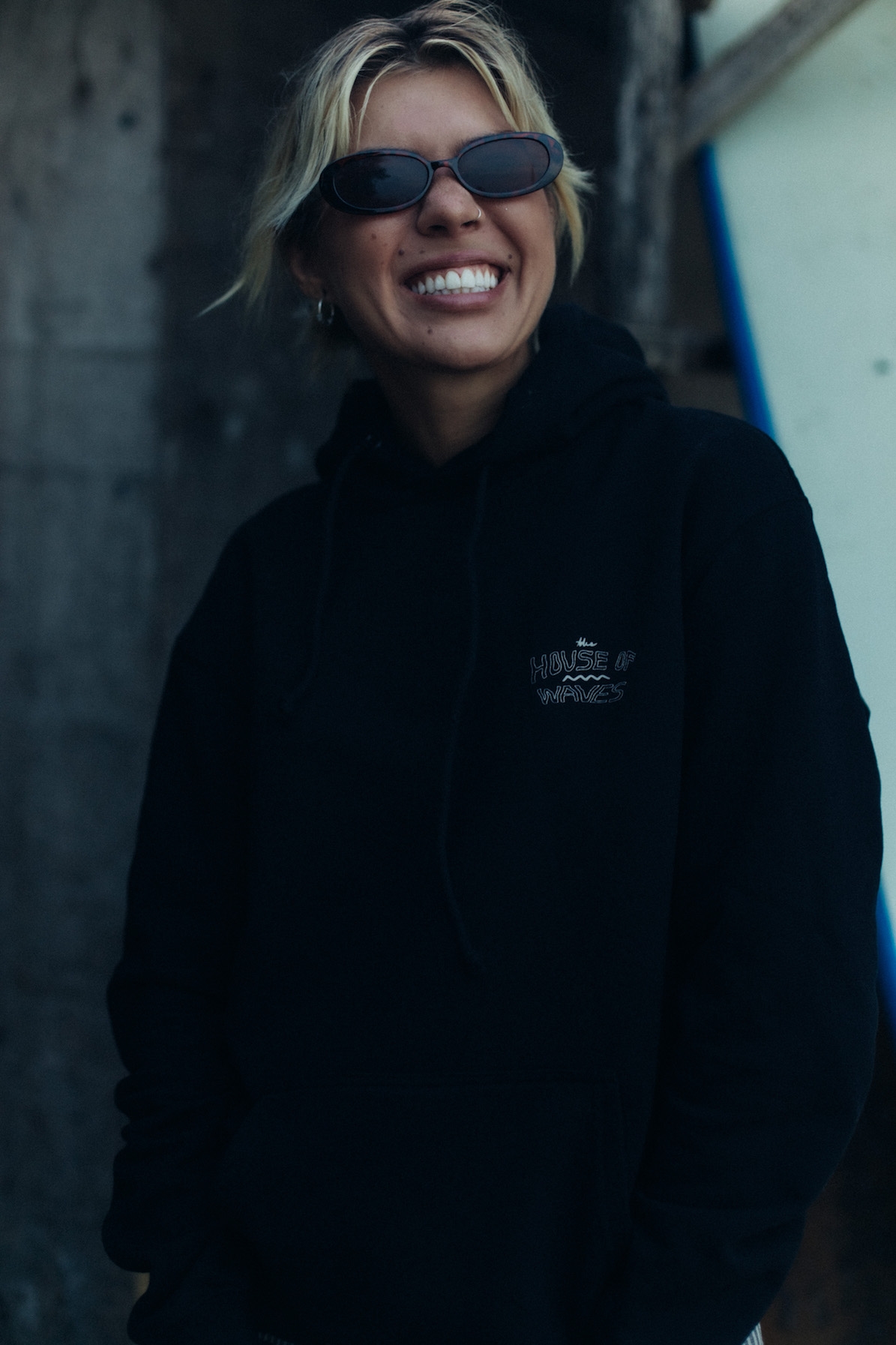 House Of Waves Hoodie - Space Black