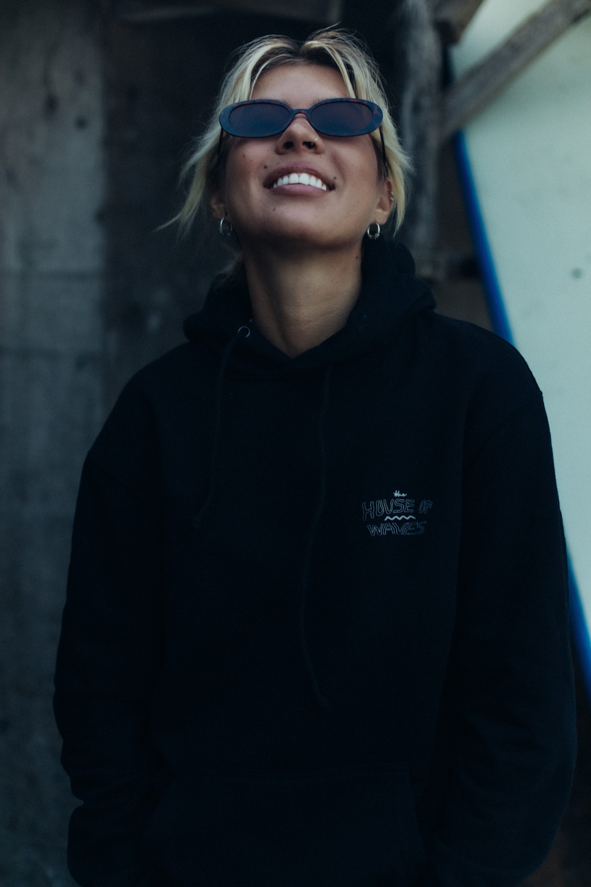 House Of Waves Hoodie - Space Black