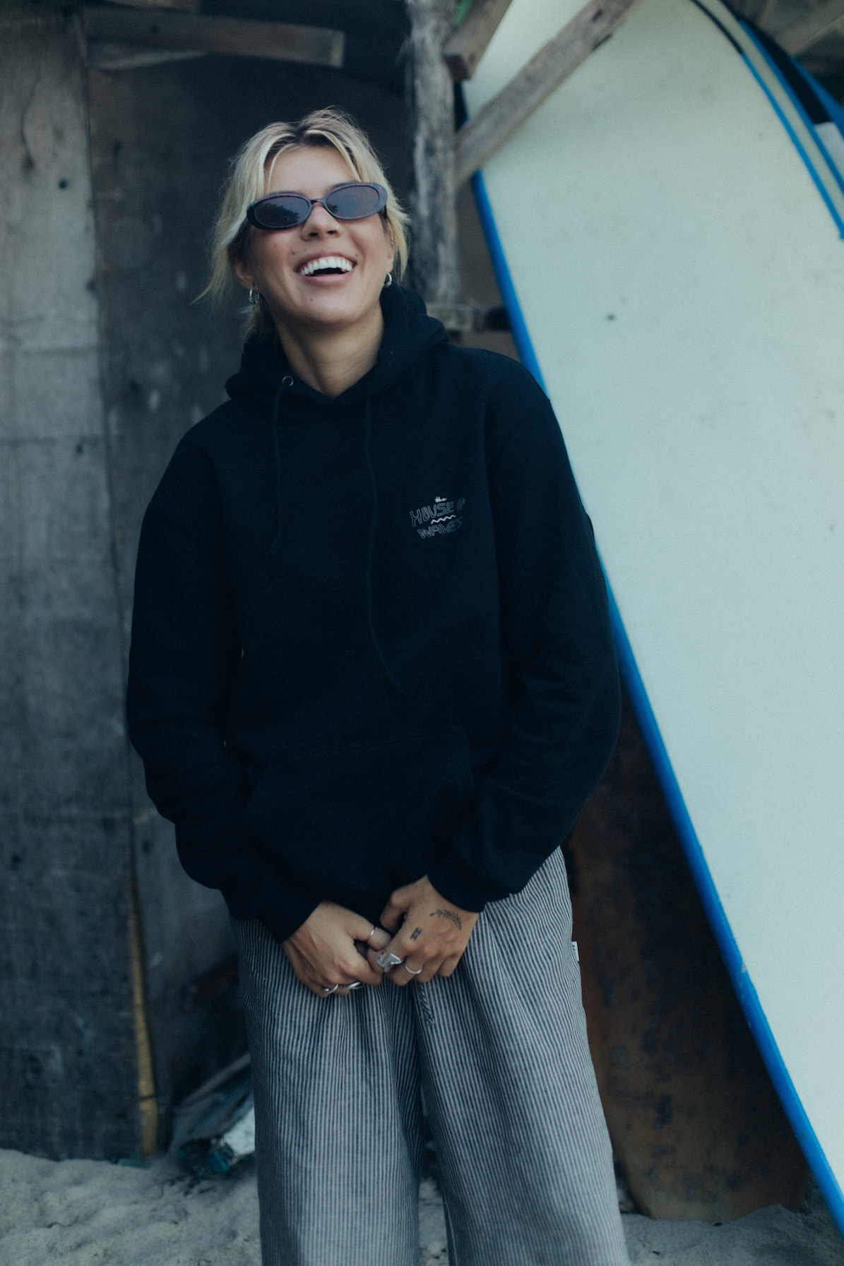 House Of Waves Hoodie - Space Black