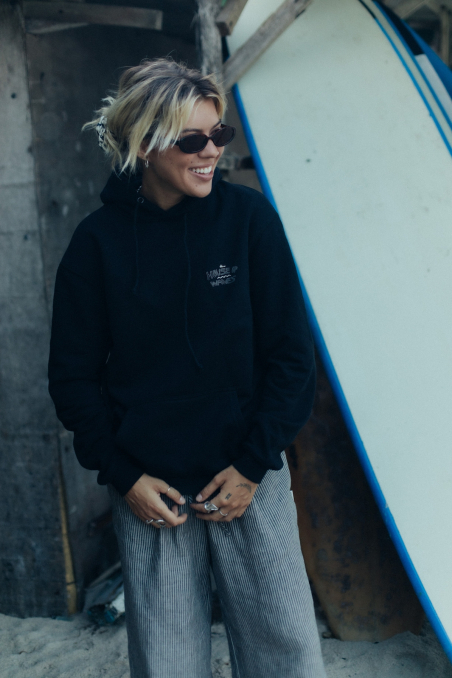House Of Waves Hoodie - Space Black House Of Waves Hoodie - Space Black