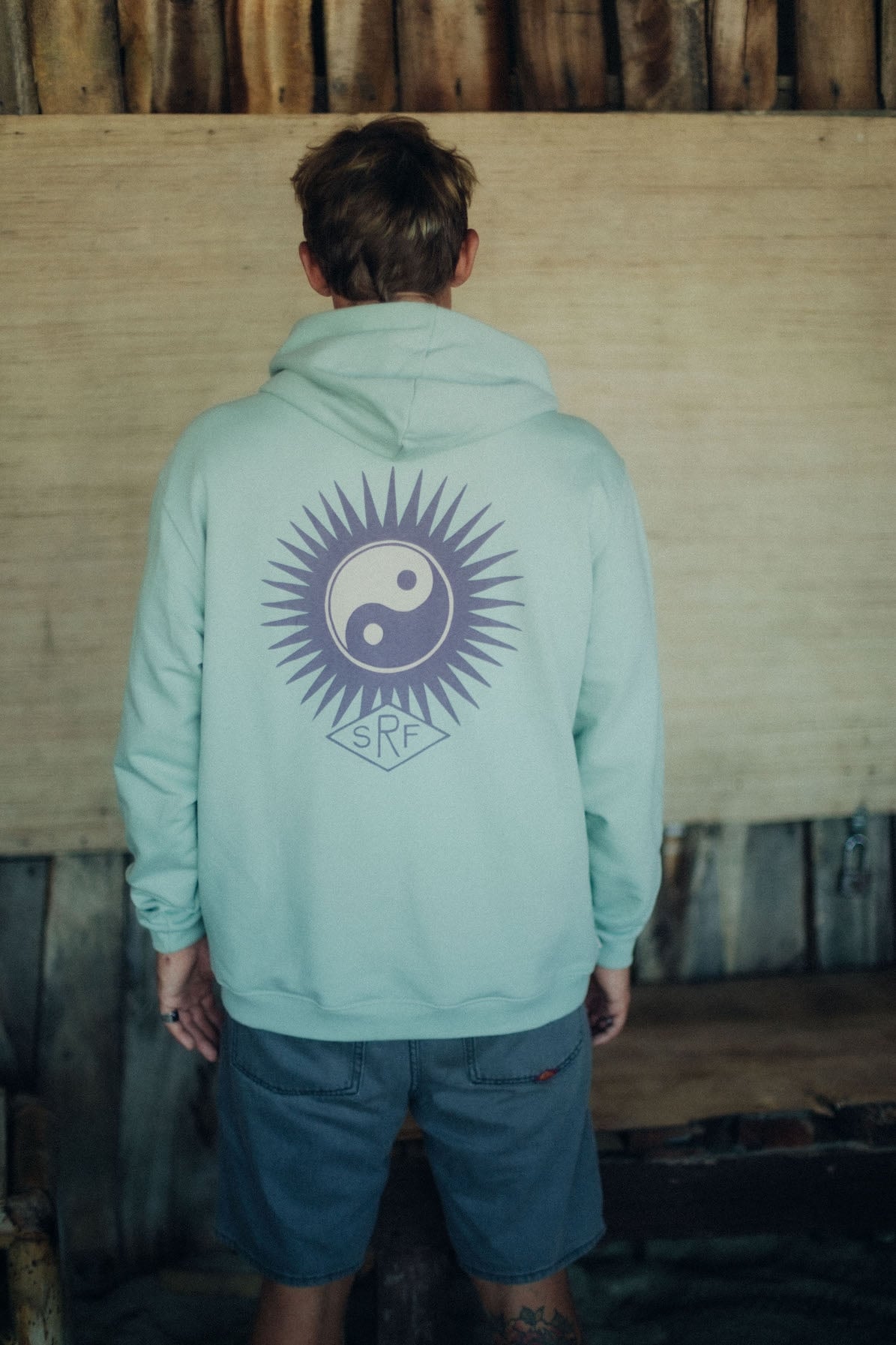 SRF Retro Hoodie - Orbit Mint