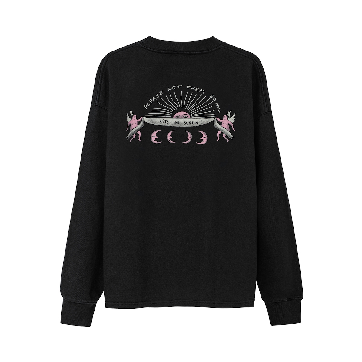 Let Angels Surf LS - Acid Black