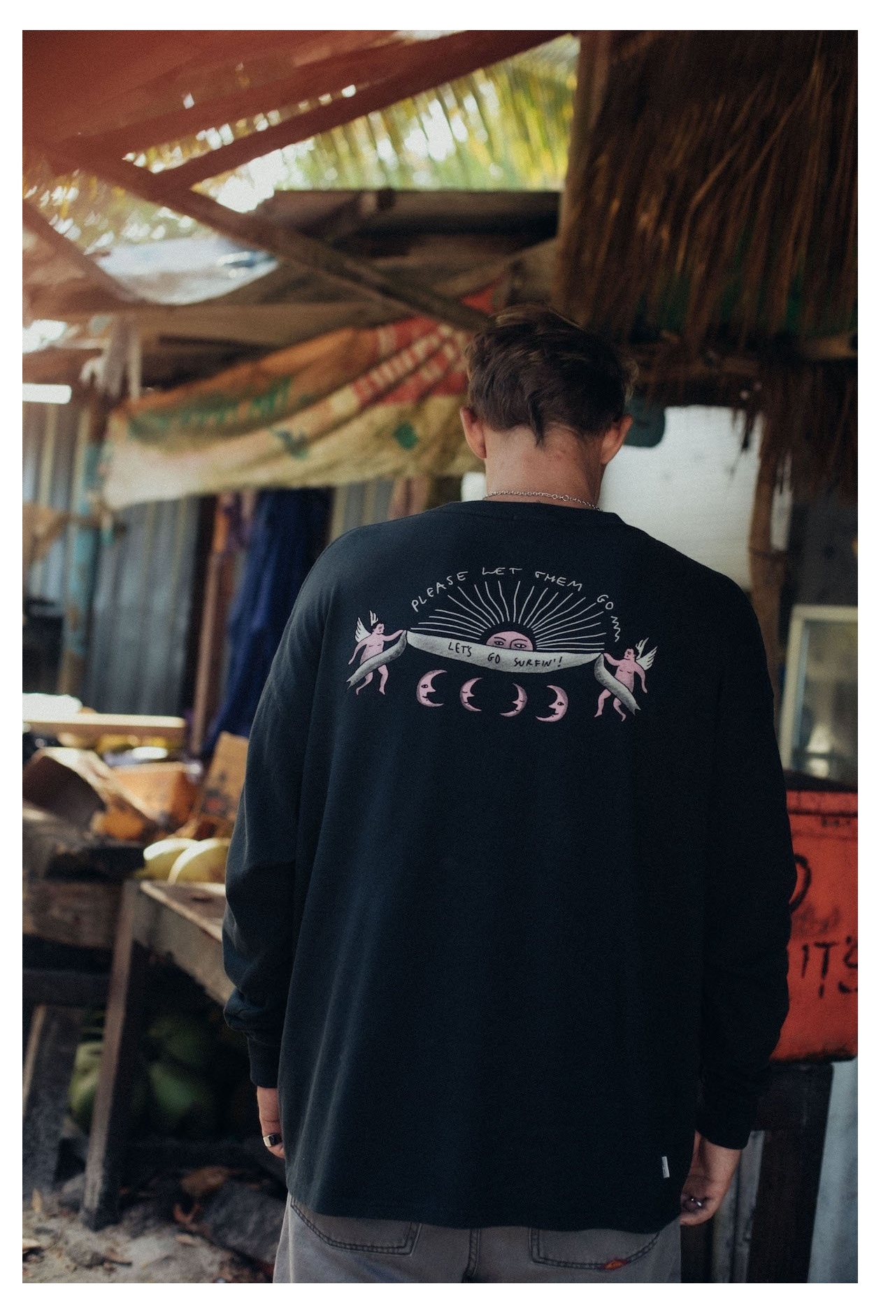 Let Angels Surf LS - Acid Black Let Angels Surf LS - Acid Black