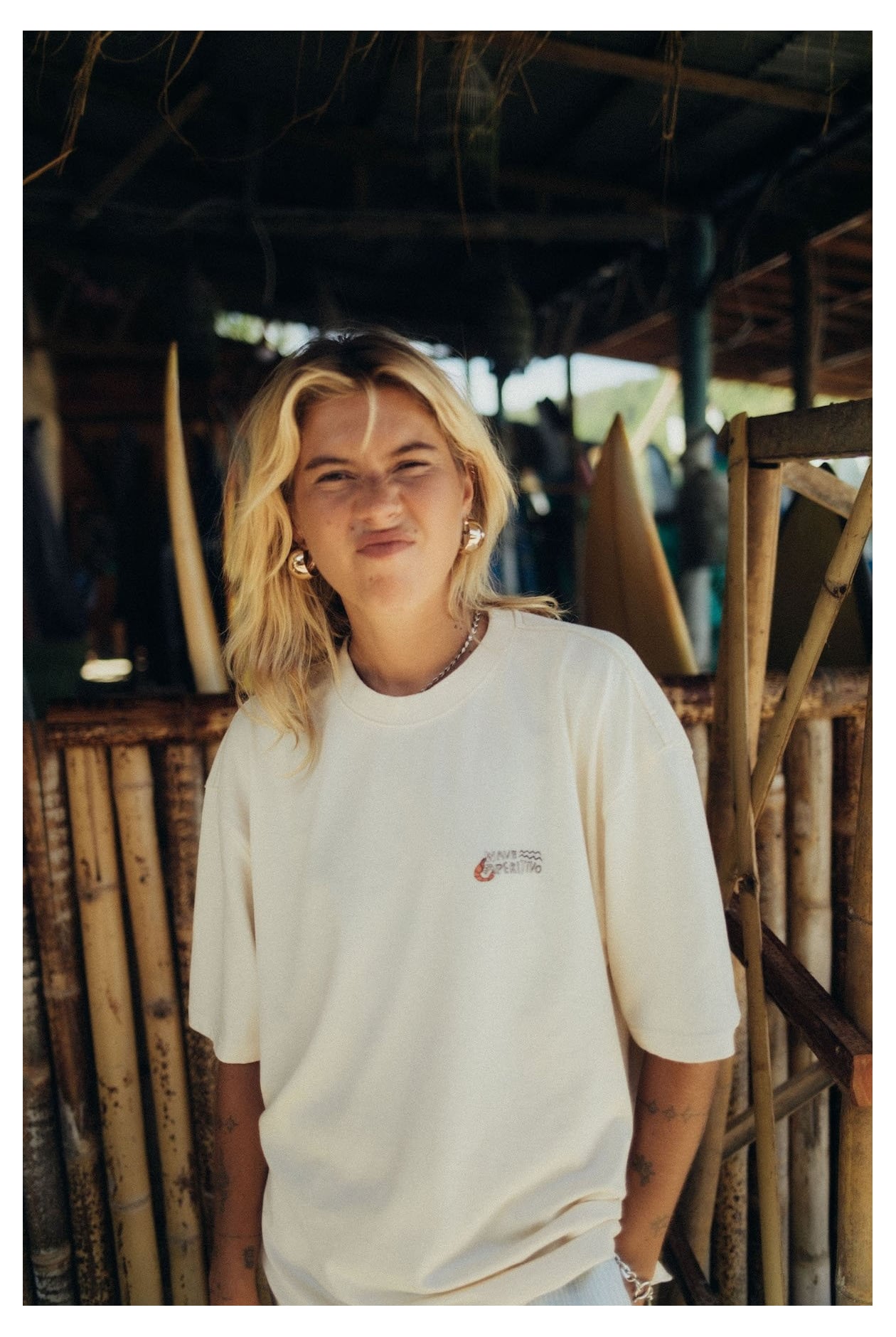 Wave Aperitivo Tee - Super Natural | Surf Inc.
