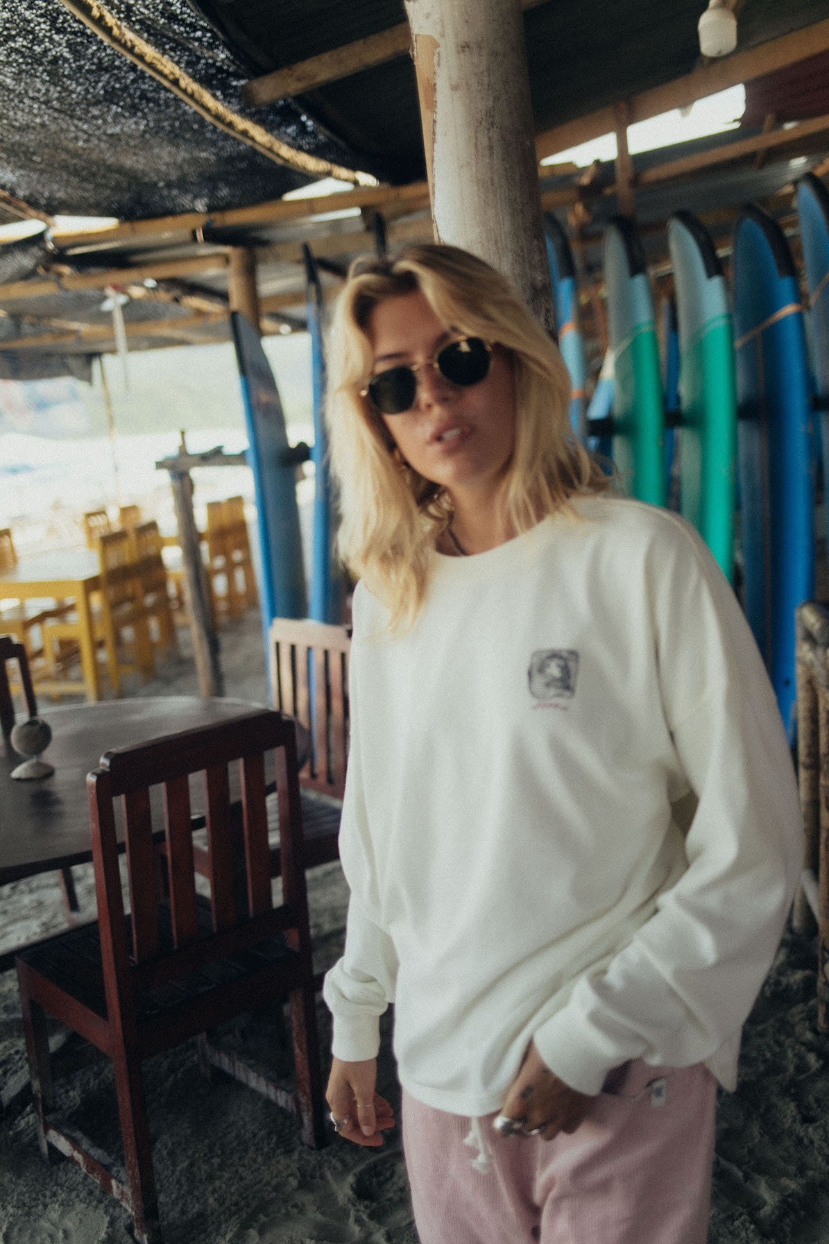 Space Quiver LS - Vintage White