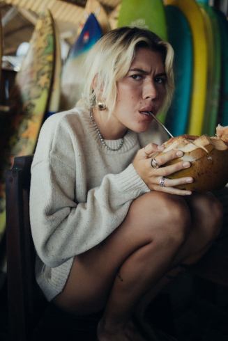 Beach Bum Sweater - Creamy