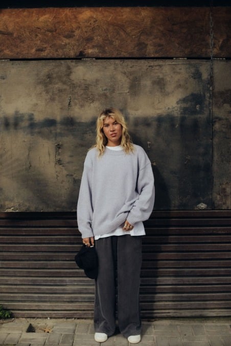 Beach Bum Sweater - Lavander Beach Bum Sweater - Lavander