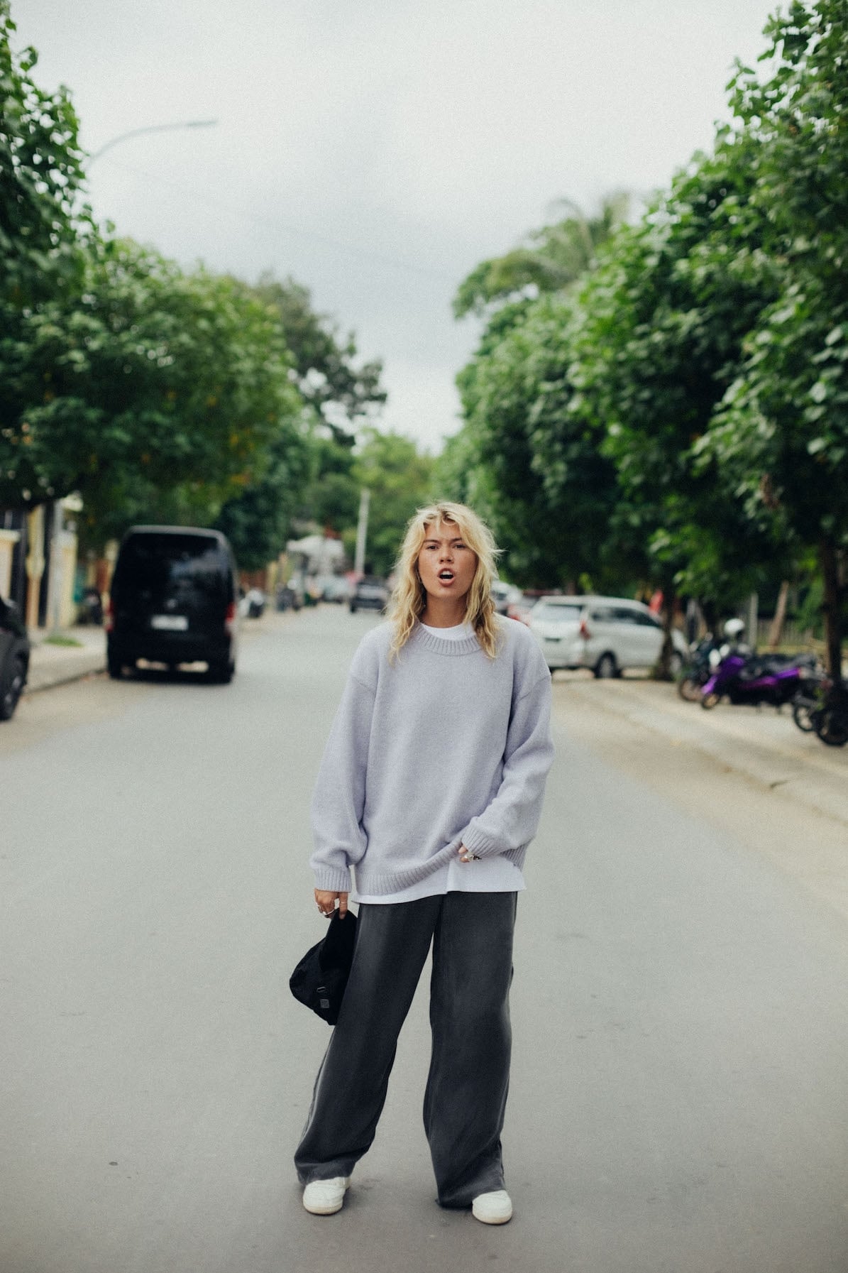 Beach Bum Sweater - Lavander Beach Bum Sweater - Lavander