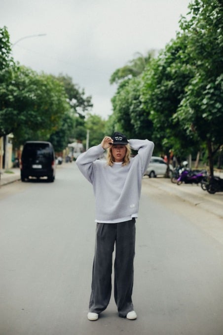 Beach Bum Sweater - Lavander Beach Bum Sweater - Lavander